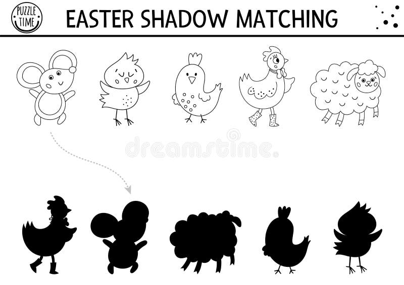 Encontre a sombra correta. jogo educativo para crianças. desenhos para  colorir insetos, nível de jogo simples para crianças em idade pré-escolar
