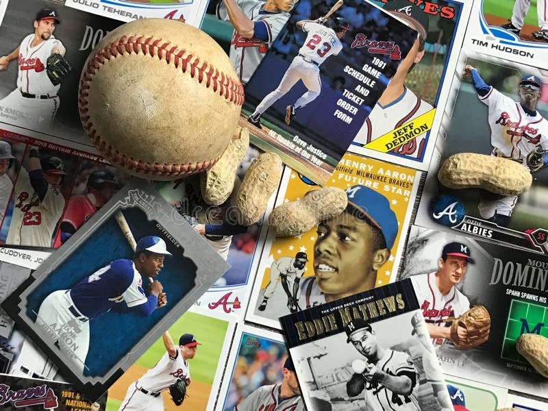 Atlanta Braves-Weinlesecollage lizenzfreies stockfoto Atlanta Braves-Weinlesecollage lizenzfreies stockfoto