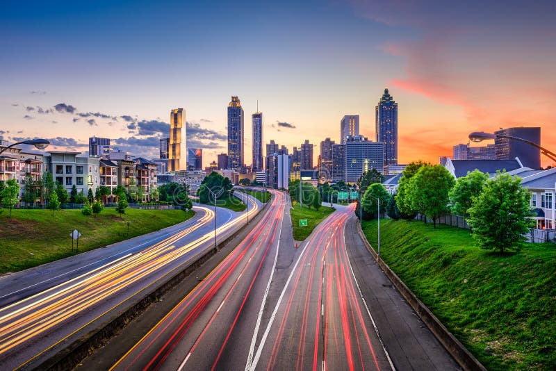 Atlanta do centro Georgia Skyline