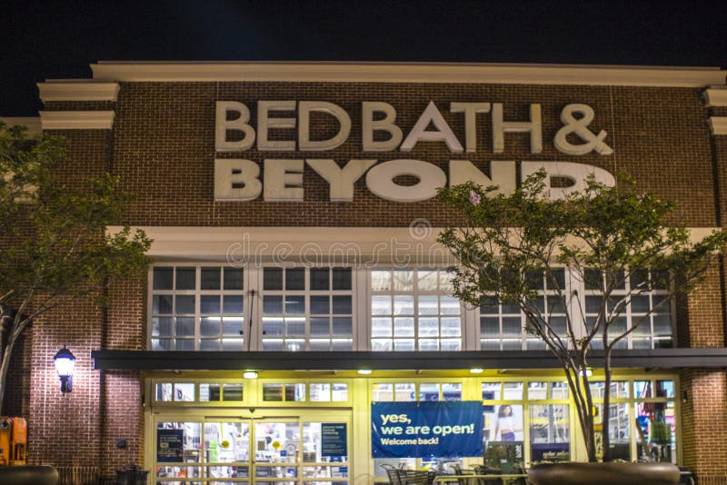 Atlanta Ga Bed Bath and Beyond at Night Editorial Stock Photo Image of bath, door 202035243