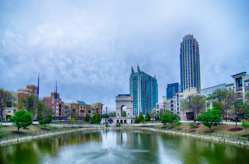 Atlanta georgia city skyline