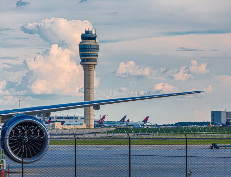 Jet Engine and Control Tower