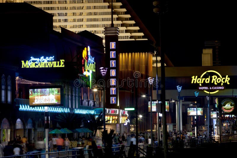 Atlantic City, New Jersey Boardwalk - Hard Rock Casino