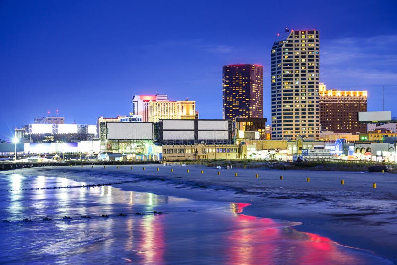 Atlantic City, New-Jersey Stadtbild stockfotografie Atlantic City, New-Jersey Stadtbild stockfotografie