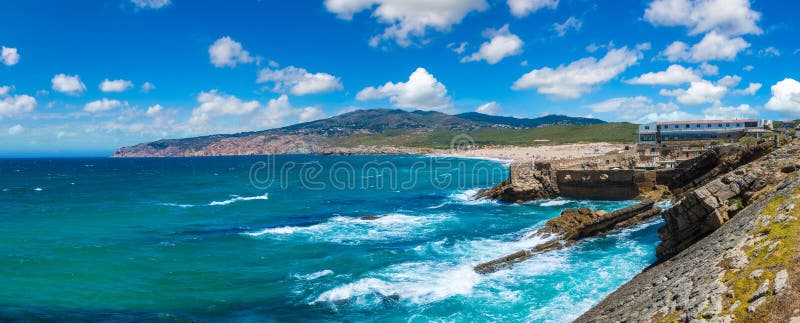 Atlantic Ocean Coast in Portugal Stock Photo - Image of sand, europe: 89407292