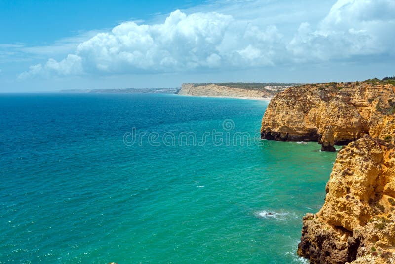 Atlantic rocky coastline (Ponta da Piedade, Lagos, Algarve, Port