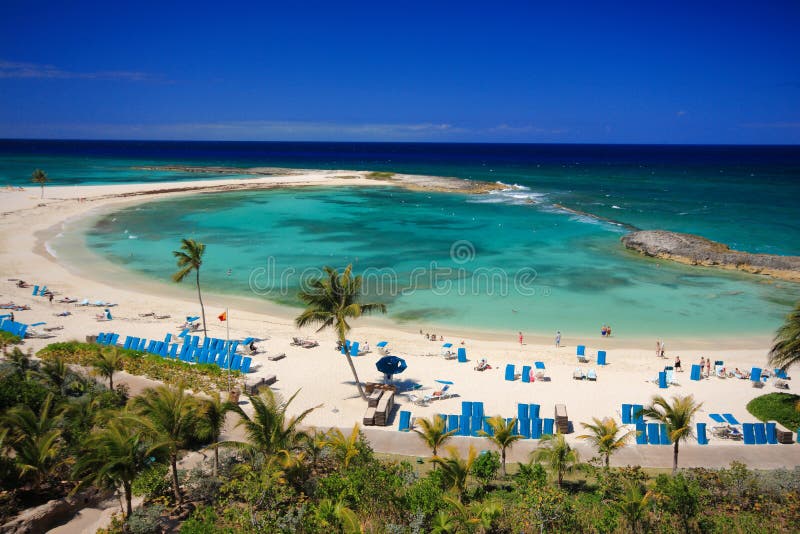 Horseshoe Bay stock photo. Image of beach, tropical, clouds 2401536