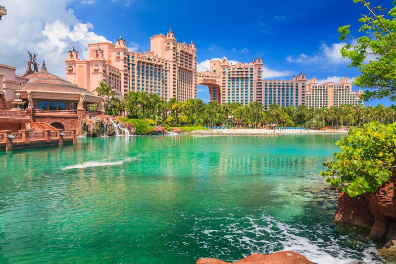 Atlantis nas Bahamas foto de stock