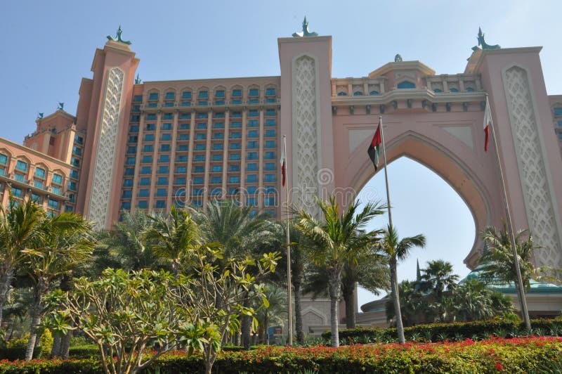 Atlantis The Palm in Dubai, UAE royalty free stock image