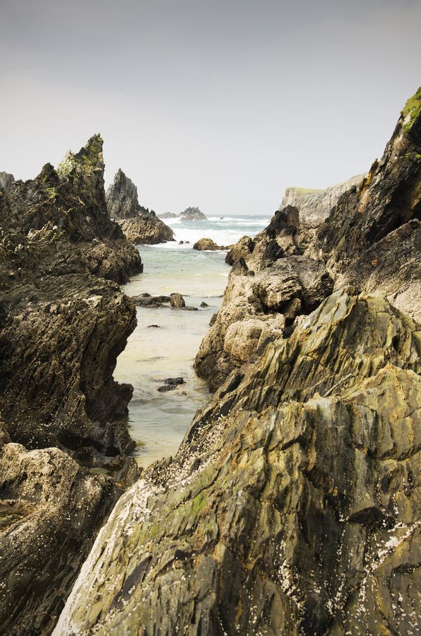 Atlantyk wybrzeże fotografia stock