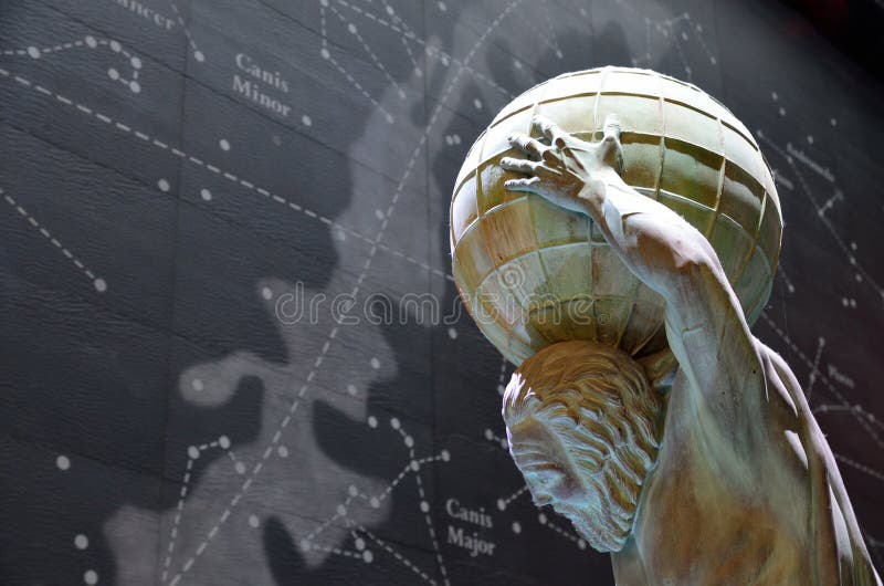 Atlas-Statue lizenzfreies stockbild Atlas-Statue lizenzfreies stockbild