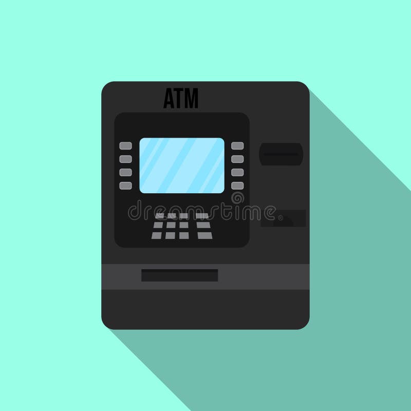 ATM - Automated teller machine stock illustration ATM - Automated teller machine stock illustration