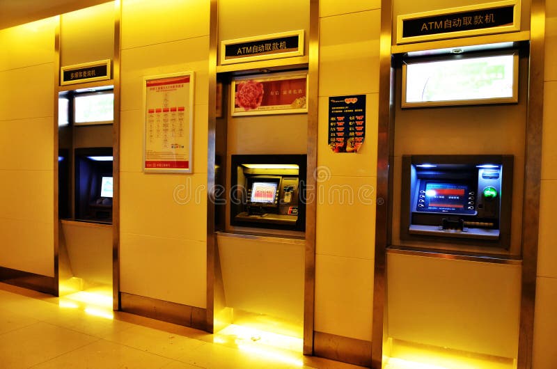 Atm-cash machine royalty free stock photo