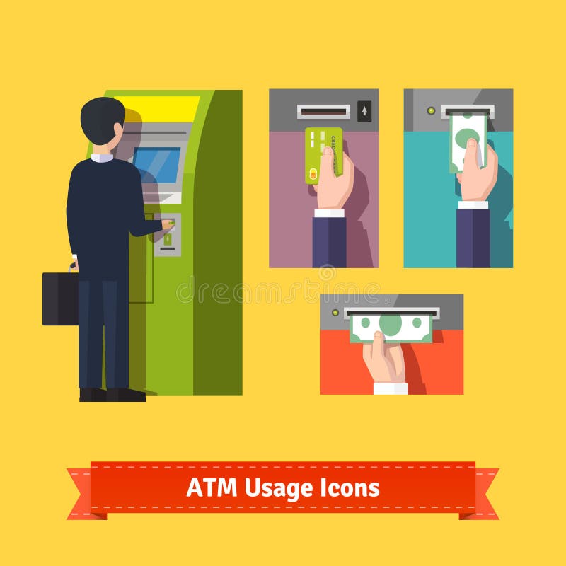 ATM machine deposit