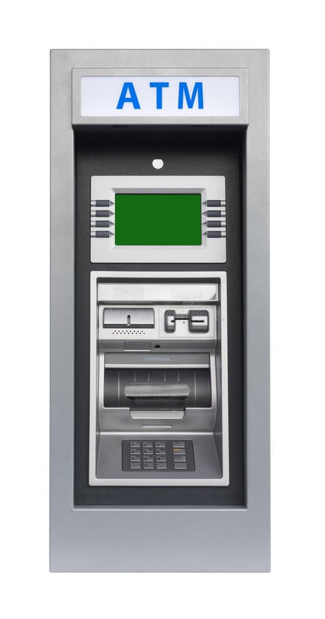 Atm Machine, isolated royalty free stock photography Atm Machine, isolated royalty free stock photography