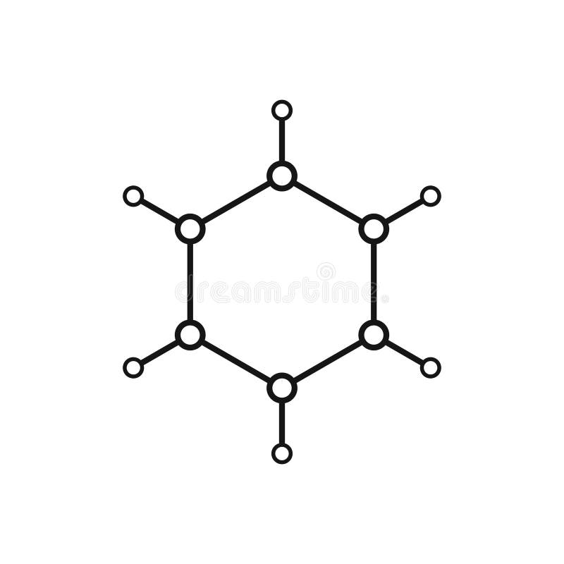 Atom molekylstrukturikon vektor illustrationer
