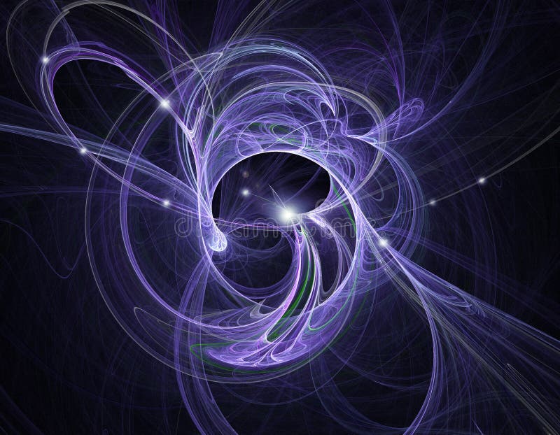 Atomic collision fractal