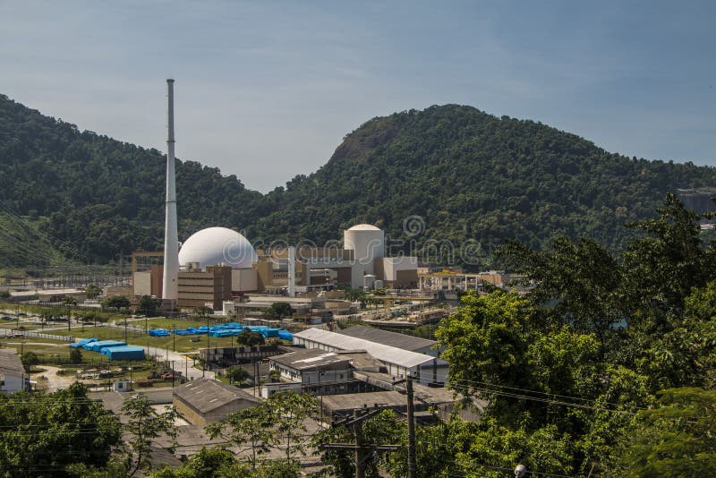 Atomkraftwerk Angra stockfotografie Atomkraftwerk Angra stockfotografie