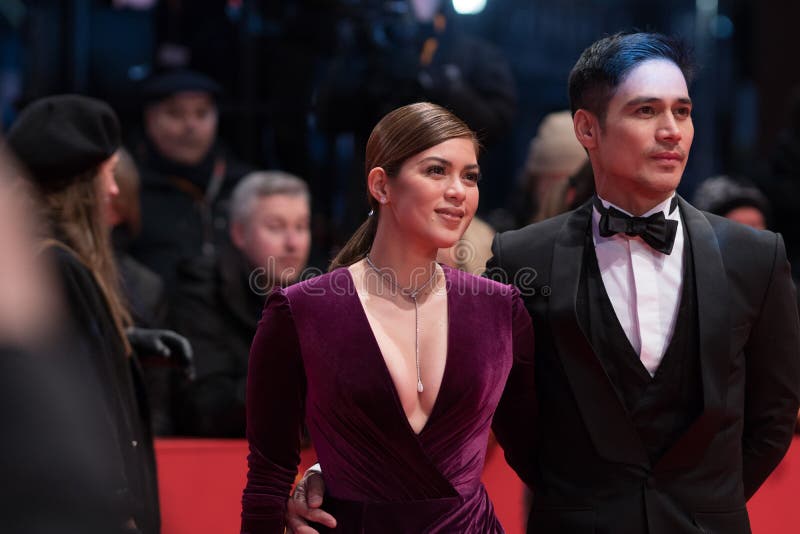 Atores filipinos Shaina Magdayao e Piolo Pascual durante Berlinale 2018 fotografia de stock royalty free Atores filipinos Shaina Magdayao e Piolo Pascual durante Berlinale 2018 fotografia de stock royalty free