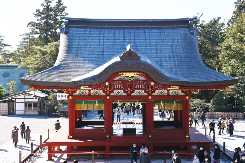 Tourist attractions in Japan Kamakura â€™Tsurugaoka Hachimangu shrineâ€™ This is famous as a shrine related to Minamoto no Yoritomo, the first shogun of Kamakura Shogunate. Tourist attractions in Japan Kamakura â€™Tsurugaoka Hachimangu shrineâ€™ This is famous as a shrine related to Minamoto no Yoritomo, the first shogun of Kamakura Shogunate.