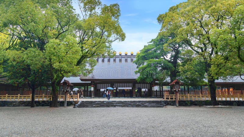Atsuta-jingu (Atsuta Shrine) in Nagoya, Japan stock photography Atsuta-jingu (Atsuta Shrine) in Nagoya, Japan stock photography