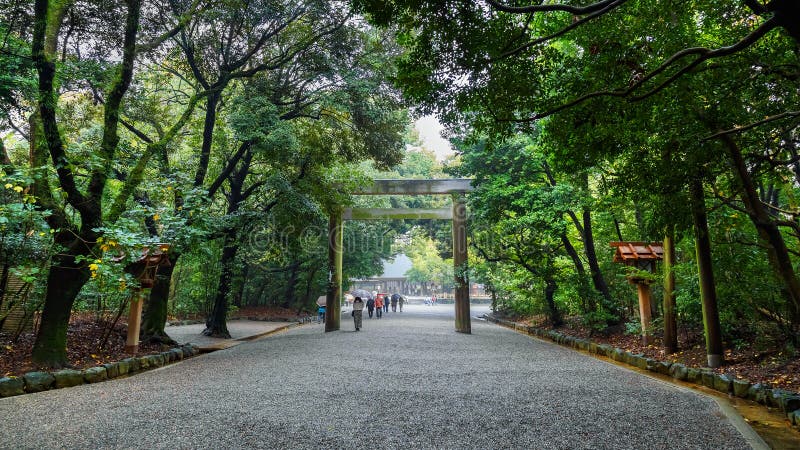 Atsuta-jingu (Atsuta Shrine) in Nagoya, Japan royalty free stock photos Atsuta-jingu (Atsuta Shrine) in Nagoya, Japan royalty free stock photos