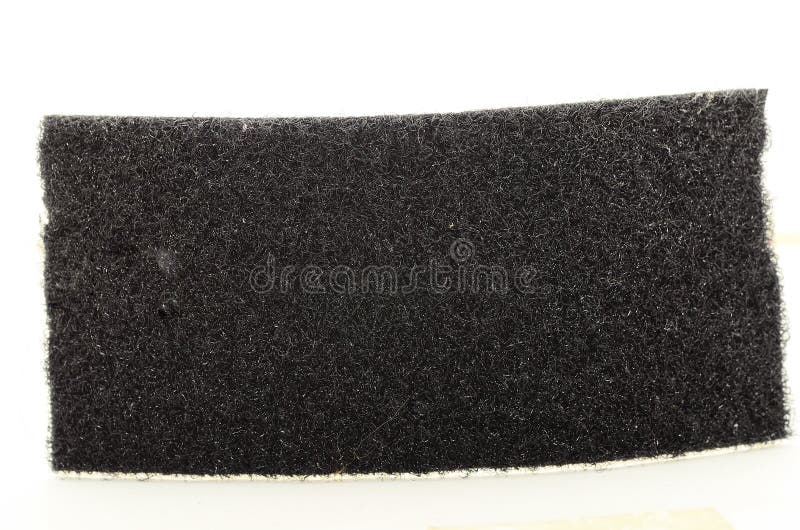 Attache de Velcro sur le blanc photos libres de droits Attache de Velcro sur le blanc photos libres de droits