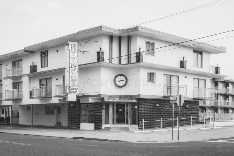 Attaché Motel, in Wildwood, New Jersey. Attaché Motel, in Wildwood, New Jersey