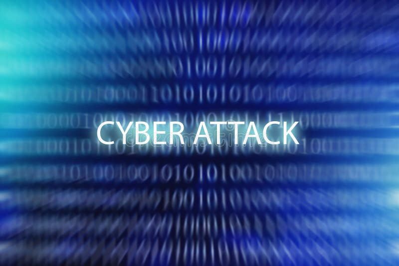 Attaque de Cyber - les mots sur le bleu ont brouillé le fond de code binaire, la sécurité d'Internet et entailler dans le cyberes illustration de vecteur Attaque de Cyber - les mots sur le bleu ont brouillé le fond de code binaire, la sécurité d'Internet et entailler dans le cyberes illustration de vecteur
