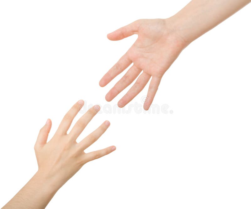 Atteinte des mains image libre de droits Atteinte des mains image libre de droits