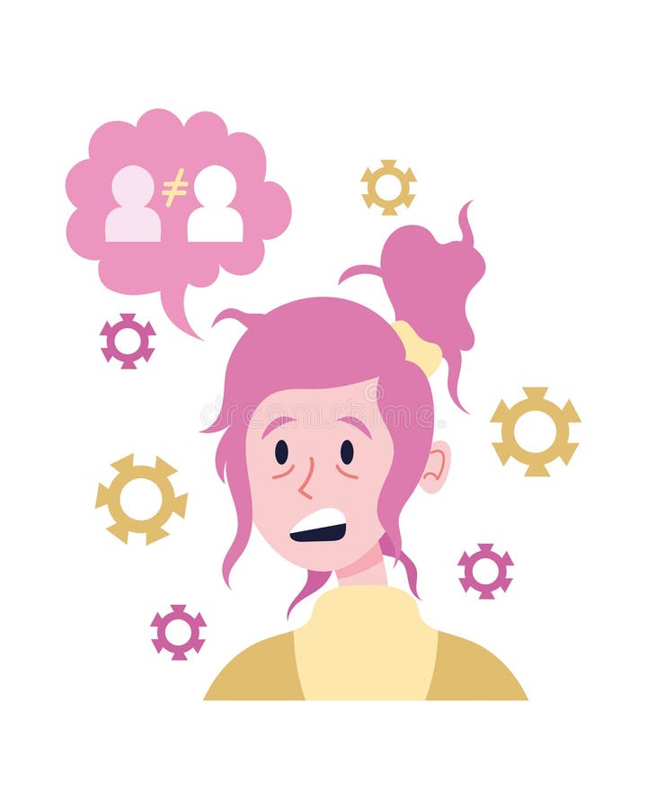 Attention deficit hyperactive disorder design vector illustration