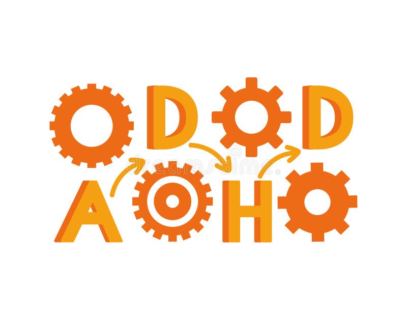 Attention deficit hyperactivity disorder awareness royalty free illustration