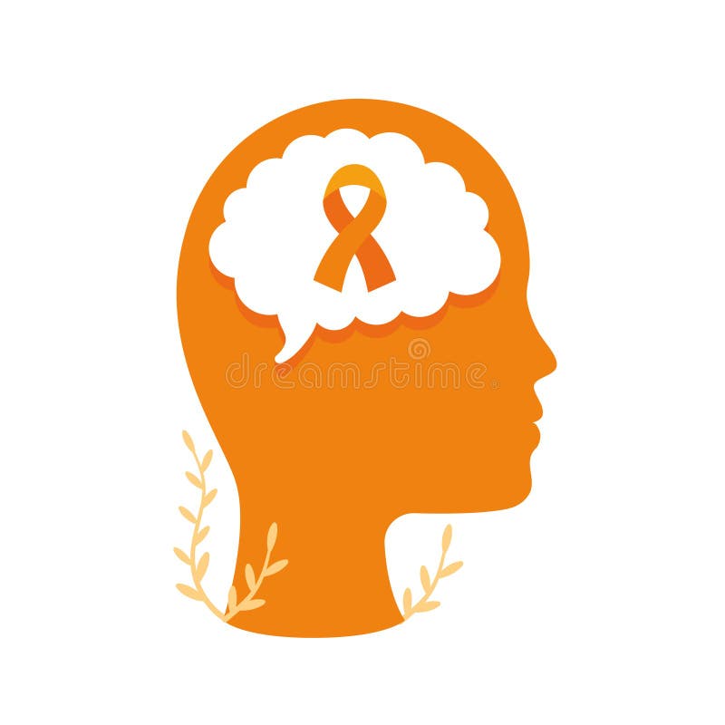 Attention deficit hyperactivity disorder mental stock illustration