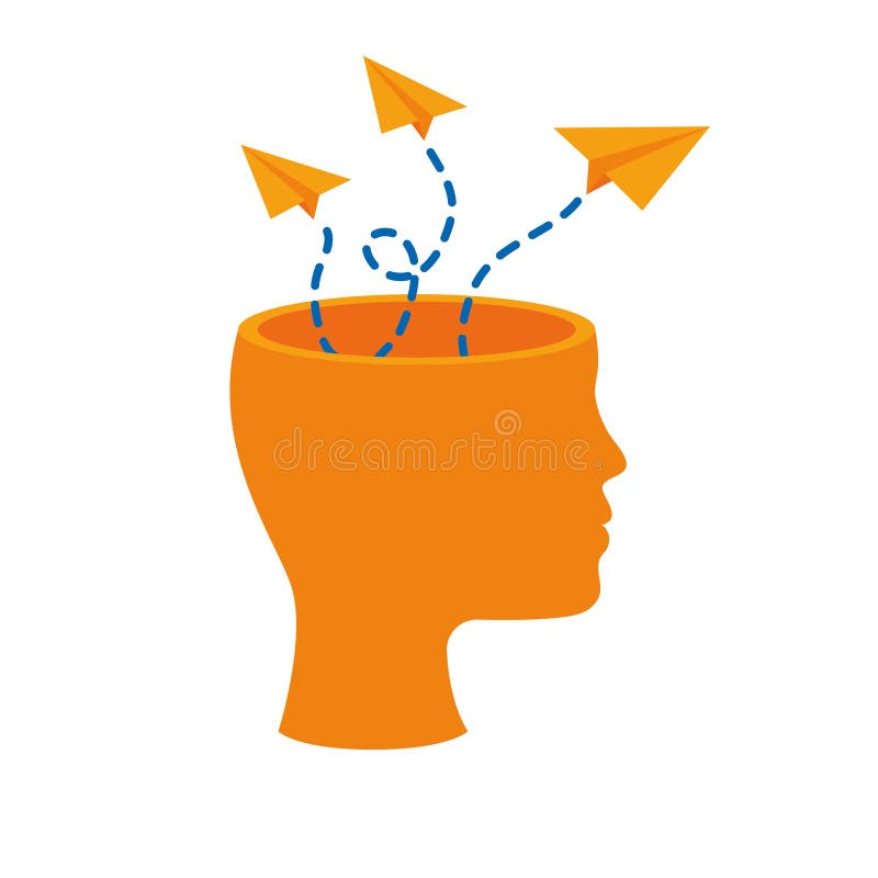 Attention deficit hyperactivity disorder neural royalty free illustration