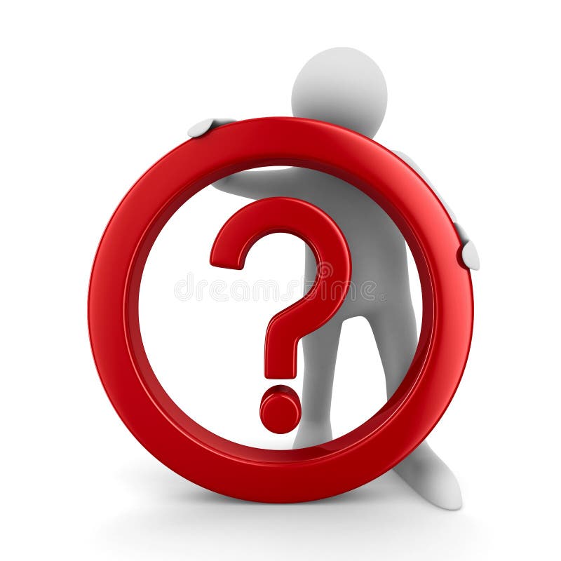 Attention. traffic sign on white background royalty free illustration