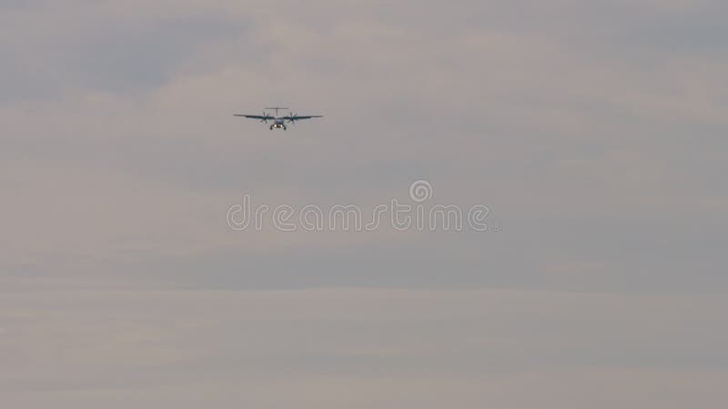 Atterrissage d'avion à turbopropulseur