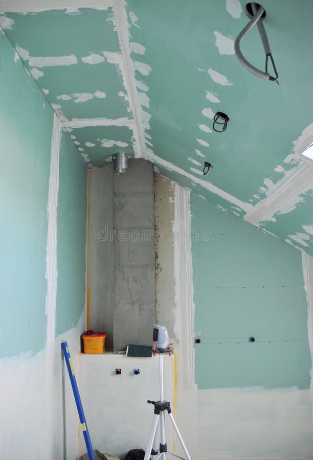 Attic Conversion, Remodel into a Bathroom. Bathroom Installation in the