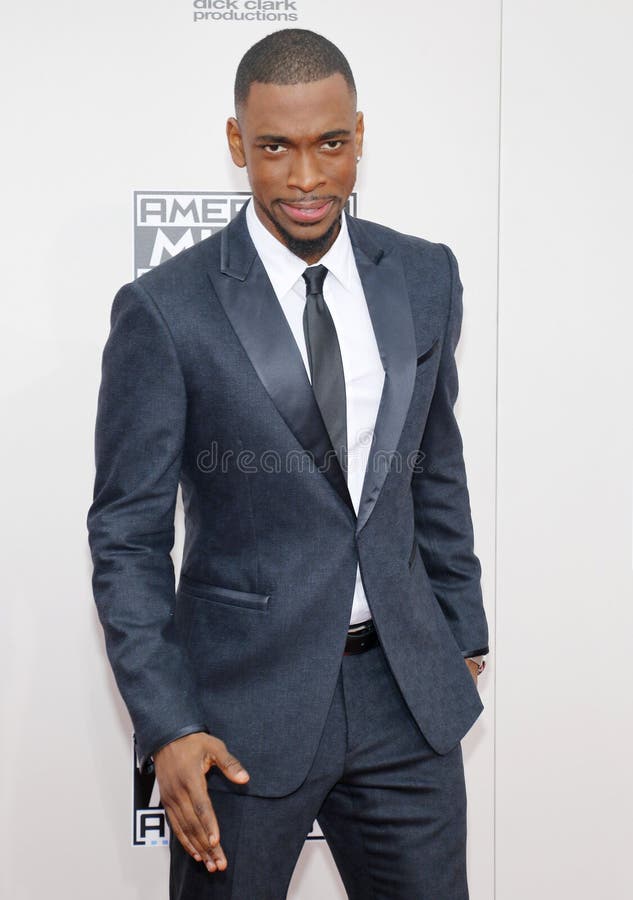 Attore Jay Pharoah ai 2016 premi americani di musica tenuti al teatro di Microsoft a Los Angeles, U. S. A. il 20 novembre 2016