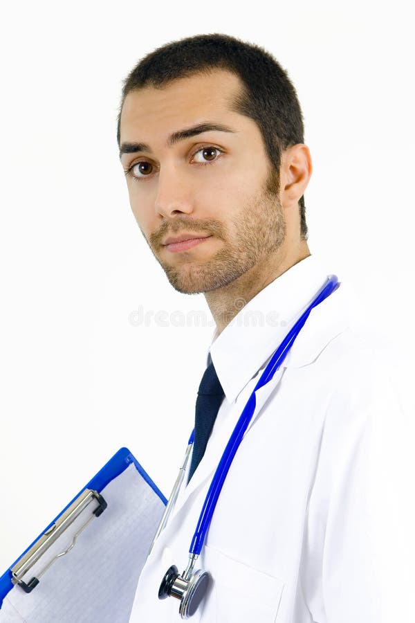 Attracive young doctor royalty free stock image