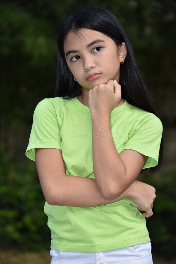 Small filipina girl