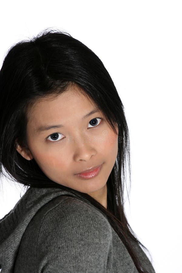 Attractive Asian woman royalty free stock photos