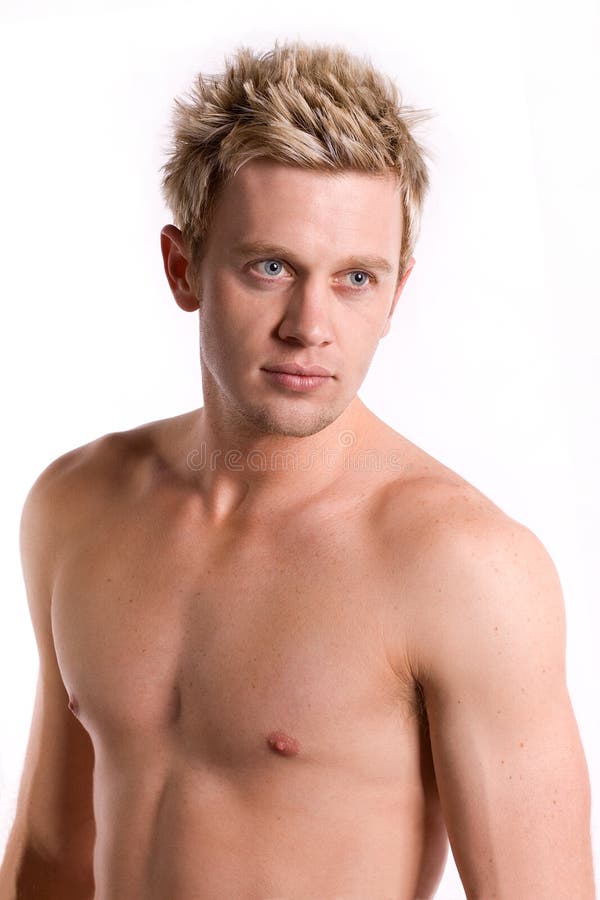Attractive Bare Chested Young Man. Stock Photo Image 11069628