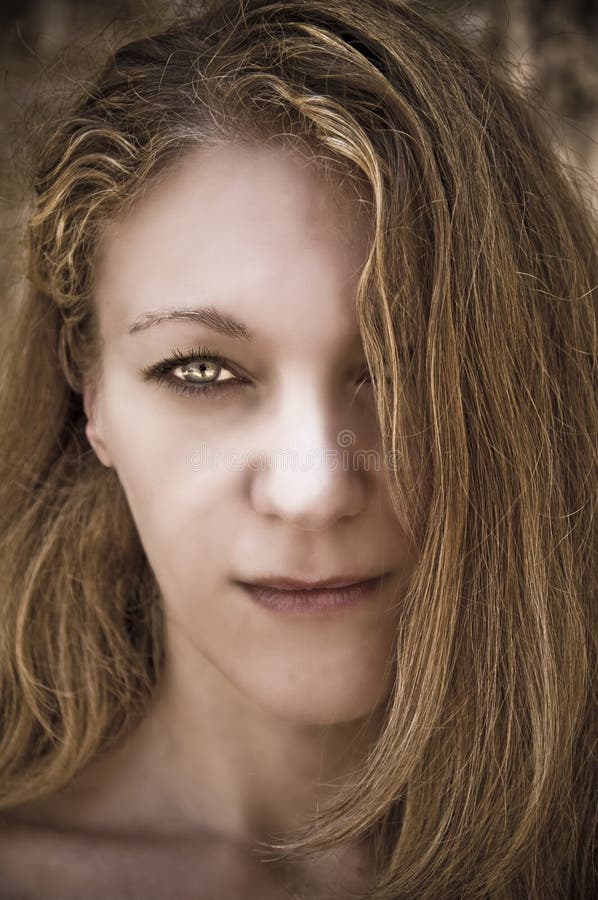 Attractive blonde woman. stock photo. Image of female - 15224654