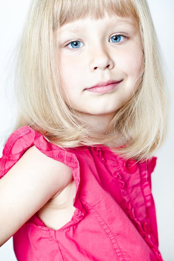 Attractive Girl in Red Dress Stock Image Image of child, funny 20156149