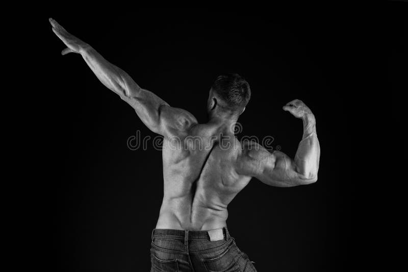 Proud of Excellent Shape. Man Muscular Athlete Stand Confidently. Healthy  and Strong. Improve Yourself Stock Photo - Image of exercise, stand:  155859728