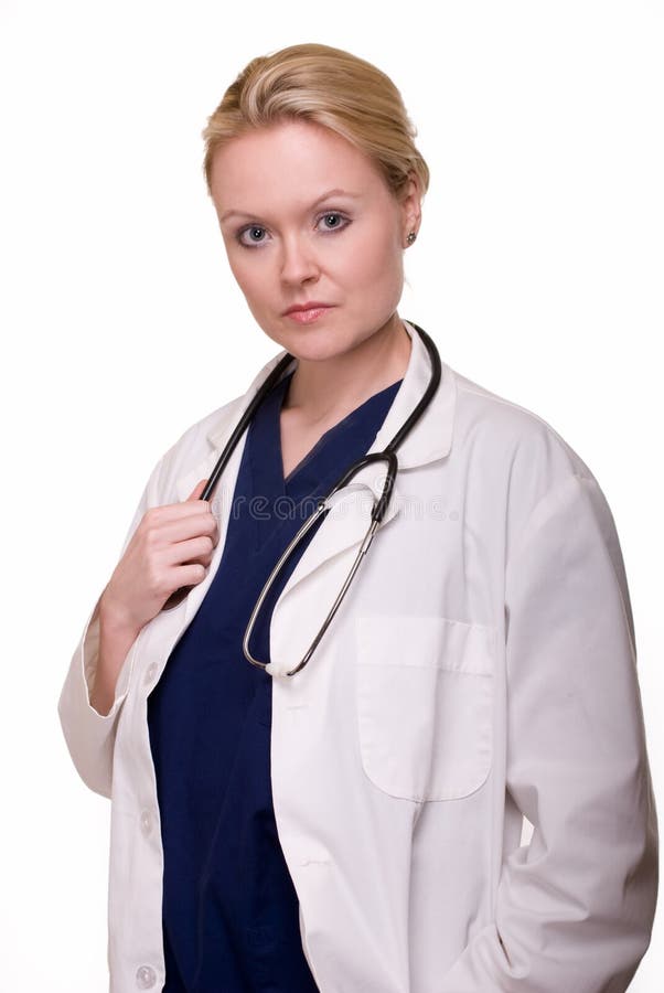 Attractive lady doctor