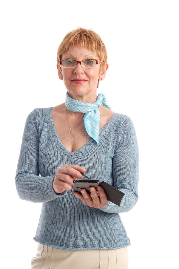 Attractive mature woman stock image. Image of adult, lady - 819735