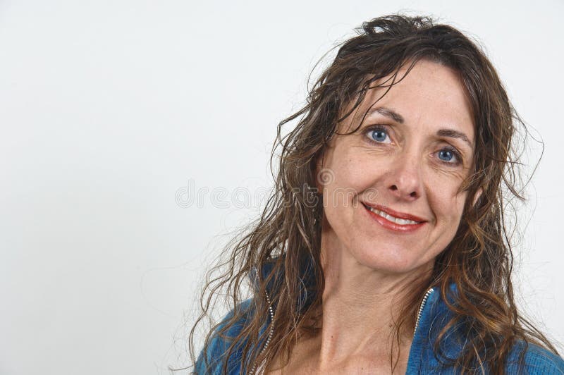 Attractive middle-aged woman.