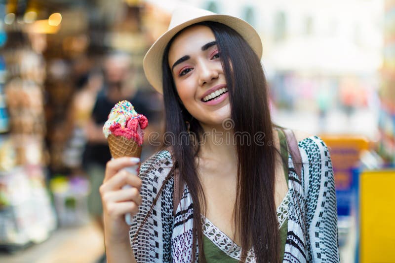 Hipster girl in the city concept royalty free stock photography Hipster girl in the city concept royalty free stock photography