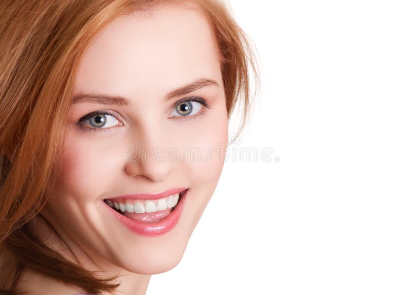 Attractive smiling woman portrait